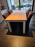 Landelijke tafel met 4 stoelen., Huis en Inrichting, Ophalen