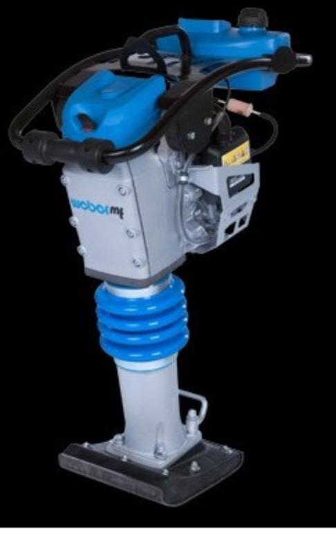 Weber trilstamper SRV590 Honda GX120 motor met garantie, Jardin & Terrasse, Pavé & Dalles, Enlèvement ou Envoi