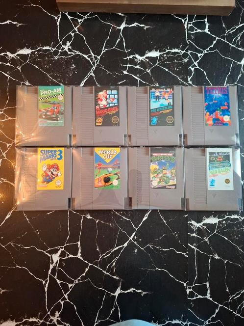 8 Nintendo Nes-spellen! Ninja Turtles, Mario enz..., Games en Spelcomputers, Games | Nintendo NES, Zo goed als nieuw, Avontuur en Actie