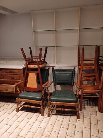 Verscheidene oude stoelen, Antiek en Kunst, Ophalen