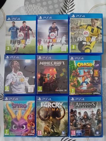 JEUX PS4 - dragon age, minecraft, watchdogs, call of duty... beschikbaar voor biedingen