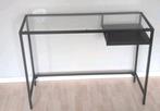 IKEA VITTSJO
console/tafellaptop metaal glas, Ophalen, Zo goed als nieuw