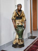 Bronzen beeld Japanse Geisha - 80 cm, Antiek en Kunst, Kunst | Beelden en Houtsnijwerken, Ophalen