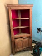 Meuble de coin en chêne, Ophalen, Gebruikt, Eikenhout, 50 tot 100 cm