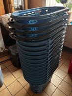 18 Paniers Magasin sur roulettes bleu, Ophalen