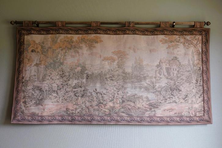 Gobelin wandtapijt gobelin  le moulin Petit Versailles, Antiquités & Art, Tapis & Textile, Enlèvement