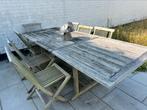 Teak tuinset, Tuin en Terras, Tuinsets en Loungesets, Ophalen, Gebruikt, Teakhout, Tuinset