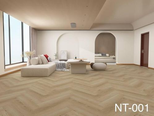 Click PVC | Waterbestendig | €29,95/m2 op Factuur, Huis en Inrichting, Stoffering | Vloerbedekking, Nieuw, Vinyl, Crème, Beige