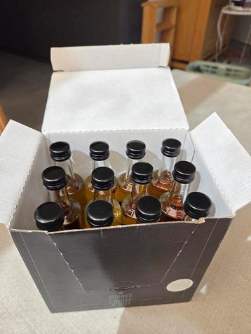 Limited Edition Cornet Spirit doos van 12 flesjes van 5cl beschikbaar voor biedingen