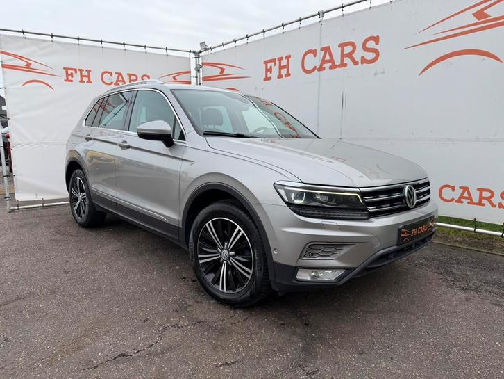 VOLKSWAGEN TIGUAN 2.0 TDI 4MOTION HIGHLINE DSG *FULL OPTION*, Auto's, Volkswagen, Bedrijf, Te koop, Tiguan, 360° camera, 4x4, ABS
