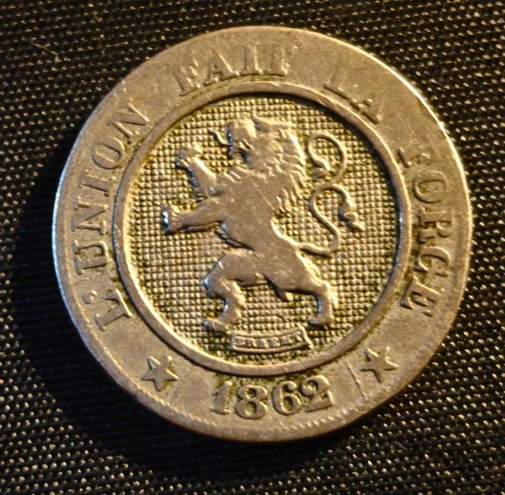 OVERSLAG: 10 cent 1862/1 - Leopold I, Postzegels en Munten, Munten | België, Losse munt, Verzenden