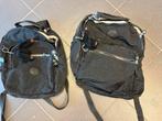 2 kipling rugzakken - groot en klein model, Handtassen en Accessoires, Tassen | Schooltassen, Ophalen of Verzenden, Gebruikt, Zwart