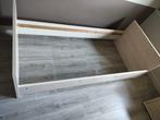 éénpersoonsbed met nachtkastje, Huis en Inrichting, Ophalen, Beige, 190 cm of minder, Zo goed als nieuw