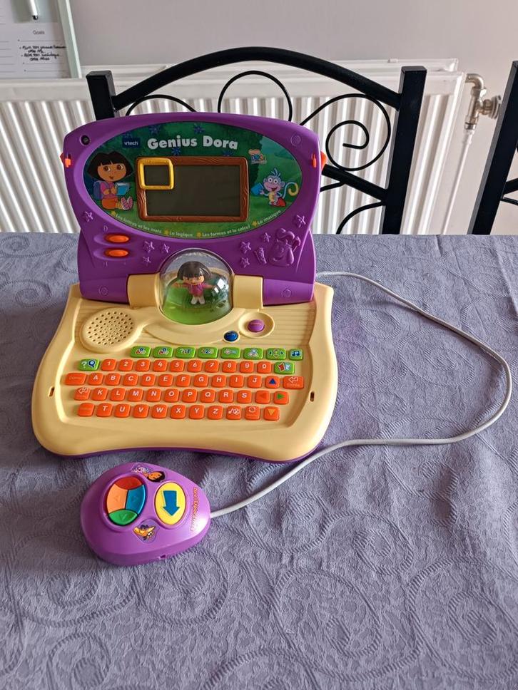 Ordinateur V-Tech Dora, Enfants & Bébés, Jouets | Vtech, Utilisé, Enlèvement ou Envoi