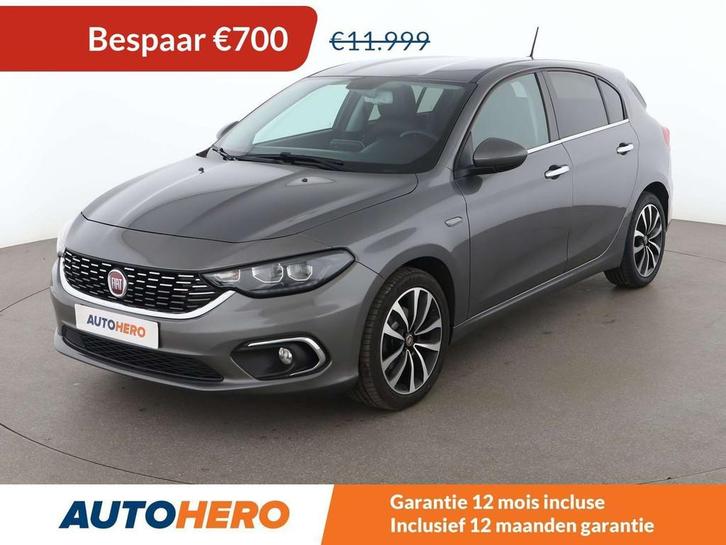 Fiat Tipo 1.4 Turbo Lounge (année de construction 2020), Autos, Fiat, Achat, Tipo, ABS, Caméra de recul, Régulateur de distance