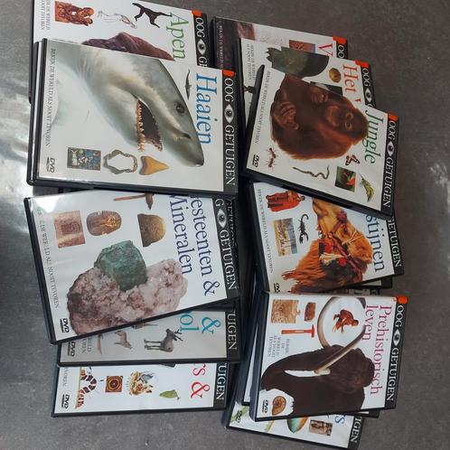 DVD'S  oog getuigen 20 stuks, Cd's en Dvd's, Dvd's | Documentaire en Educatief, Gebruikt, Natuur, Alle leeftijden, Ophalen of Verzenden