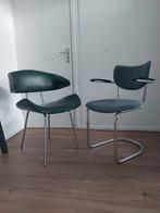 2 vintage stoelen Gispen, Twee, Gebruikt, Ophalen, Overige kleuren