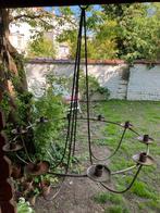 Lustre fer forgé 10 bougie, Huis en Inrichting, Lampen | Kroonluchters, Ophalen, Gebruikt, Metaal