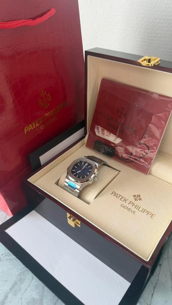 Patek Philippe met doos, Handtassen en Accessoires, Horloges | Antiek, Ophalen of Verzenden