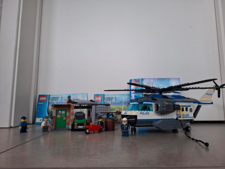 Lego City 60046 - helikopter surveillance, Kinderen en Baby's, Speelgoed | Duplo en Lego, Gebruikt, Lego, Complete set, Ophalen of Verzenden