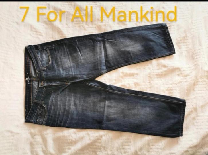 Herenjeans 7 for all Mankind maat 38, Kleding | Heren, Spijkerbroeken en Jeans, Zo goed als nieuw, Overige jeansmaten, Blauw, Ophalen of Verzenden