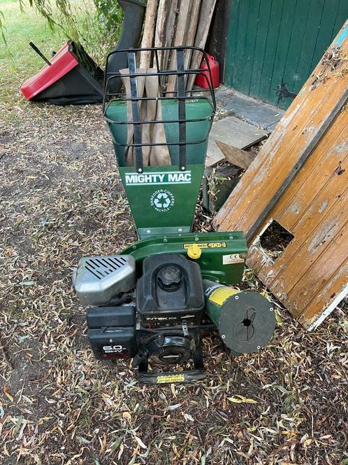 Mighty mac 6pk hakselaar, Tuin en Terras, Hakselaars, Gebruikt, Benzine, Met opvangzak, Ophalen