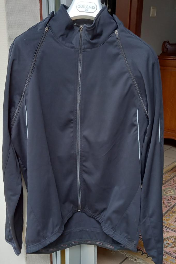 Sportkledij : Zwart fietsjasje  maat 52  Nieuw, Maat 52/54 (L), Active Touch, Zwart, Nieuw