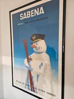 Originele affiche Sabena wintersport ca. 1950, Verzamelen, Ophalen of Verzenden, Zo goed als nieuw