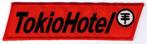 Tokio Hotel stoffen opstrijk patch embleem, Verzamelen, Verzenden, Nieuw, Kleding