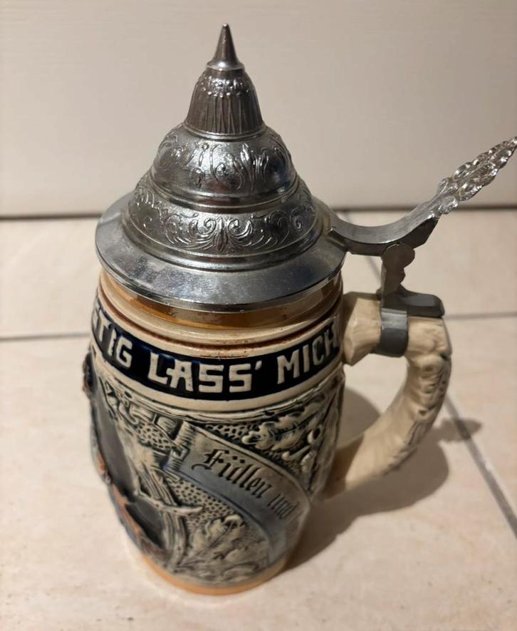 Chope à bière allemande, Collections, Marques de bière, Comme neuf, Enlèvement