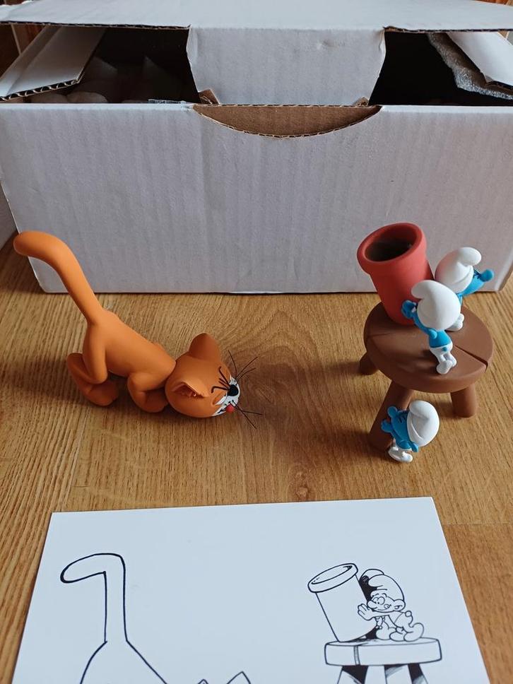 Fariboles Azrael en de Smurfen, Verzamelen, Stripfiguren, Zo goed als nieuw, Beeldje of Figuurtje, Smurfen, Ophalen of Verzenden