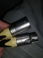Hoogwaardige dmx 5 pin neutrik/tasker 10x 2m, Ophalen, Zo goed als nieuw