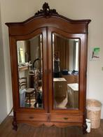 antieke kleerkast en dressoir, Ophalen, Beetje frans, beetje barok, 100 tot 150 cm, Met hangruimte