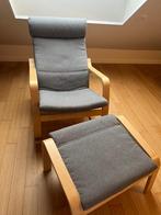 Verpleegstoel + voetsteun, Huis en Inrichting, Fauteuils, Ophalen, 75 tot 100 cm, Zo goed als nieuw, Stof