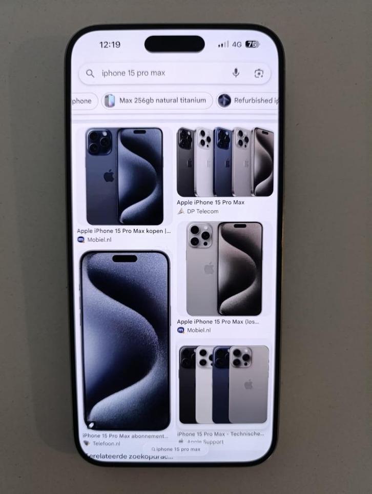 iPhone 15 Pro Max - Origineel - GEEN BESCHADIGINGEN!, Telecommunicatie, Mobiele telefoons | Apple iPhone, Zo goed als nieuw, 256 GB