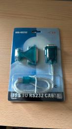 USB VERS RS232 cable db25 et db9, Enlèvement ou Envoi, Neuf