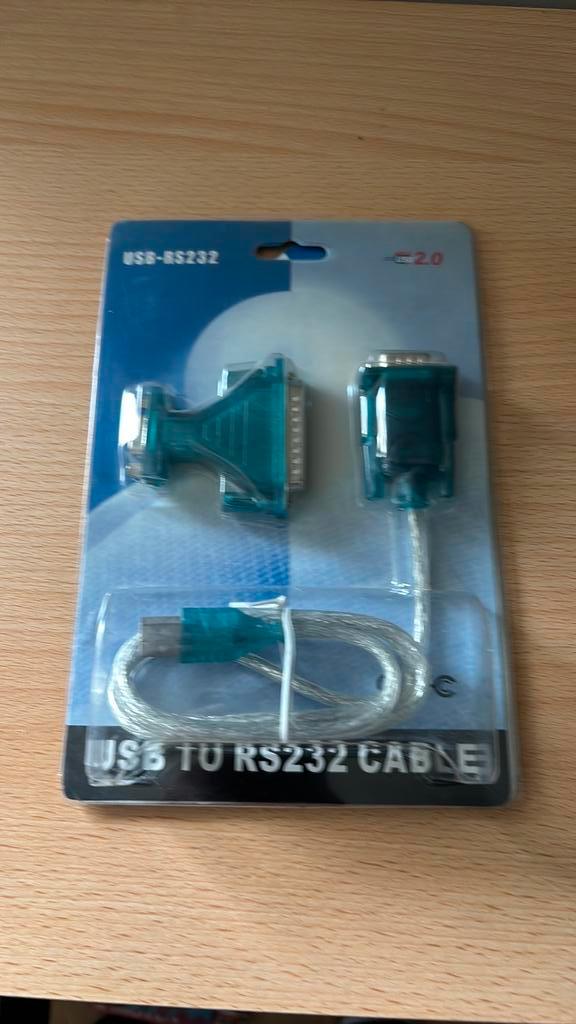 USB VERS RS232 cable db25 et db9, Informatique & Logiciels, Clés USB, Neuf, Enlèvement ou Envoi
