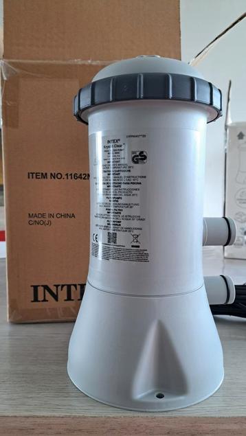 Intex filterpomp met extra hulpstukken + garantie 2 jaar, Enlèvement, Neuf