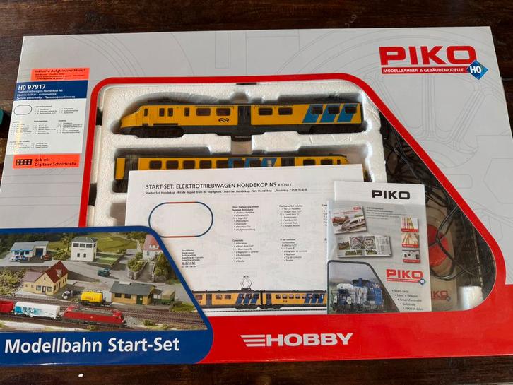 Piko NS Startset HO 97917 - Digitaal Voorbereid, Hobby en Vrije tijd, Modeltreinen | Overige schalen, Zo goed als nieuw, Rails