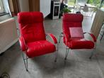 2 relax- stoelen design Perceval Lafer rood, Huis en Inrichting, Ophalen, Gebruikt, Eenpersoons, Design