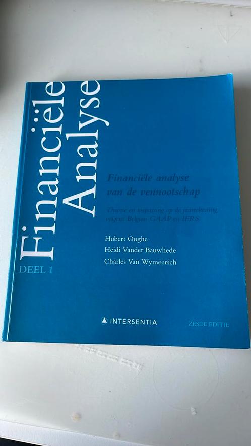 Financiële analyse van de vennootschap (zesde editie) (2 del, Boeken, Economie, Management en Marketing, Zo goed als nieuw, Accountancy en Administratie