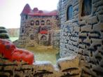 Vintage ECO ELASTOLIN middeleeuws kasteel (Warhammer-D&D), Games en Spelcomputers, Ophalen