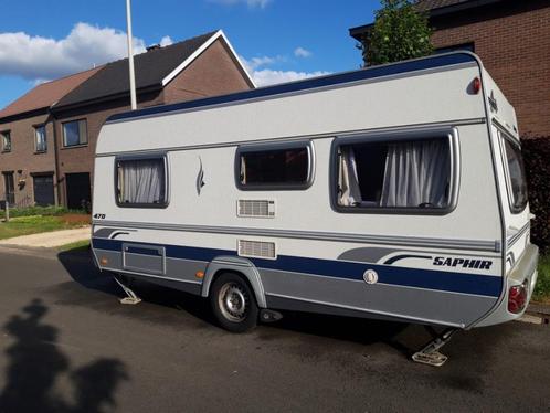 Fendt 470TFB, Caravans en Kamperen, Caravans, Particulier, tot en met 4, 1000 - 1250 kg, Rondzit, Fendt, Dwarsbed, Lengtebed, Vast bed