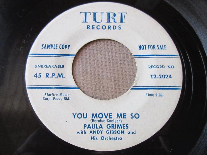 Paula Grimes‎ — Je beweegt me zo/Het gebeurt schatje, Cd's en Dvd's, Vinyl Singles, Gebruikt, Single, R&B en Soul, 7 inch, Ophalen of Verzenden