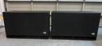 MONTARBO BX182A - ACTIEVE SUB - 2300W - PAAR, Subwoofer, Zo goed als nieuw, 120 watt of meer, Ophalen