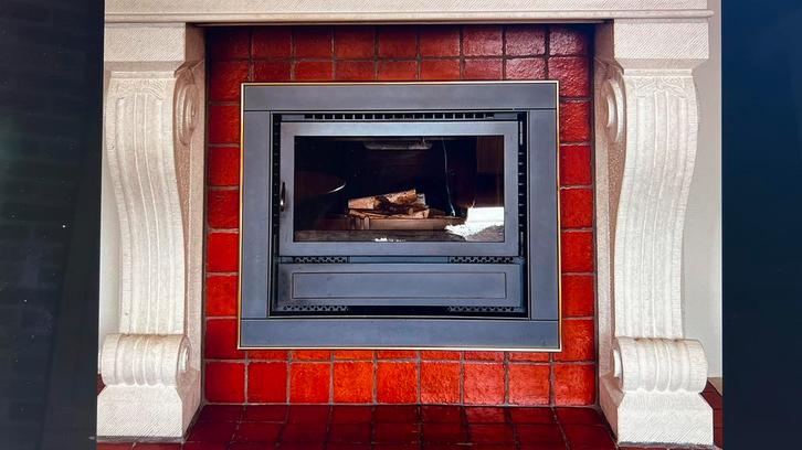 FLAM INZETHAARD MULTI-TURBO, Huis en Inrichting, Haarden, Gebruikt, Ophalen