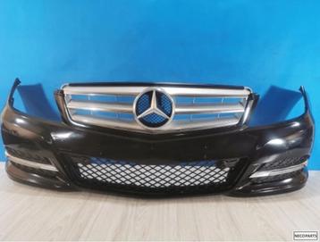 Mercedes C-KLASSE W204 Lift VOORBUMPER ORIGINEEL KLEUR 040