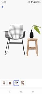 Kruk/stoel/tamboerit in hout., Tuin en Terras, Tuinstoelen, Ophalen, Hout