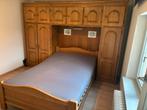Slaapkamer in eik - totale lengte 3m03 - hoogte 2m14, Huis en Inrichting, Slaapkamer | Complete slaapkamers, Ophalen, Gebruikt