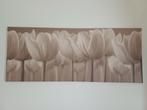 Canvas 140 x 57 met tulpen..., Ophalen
